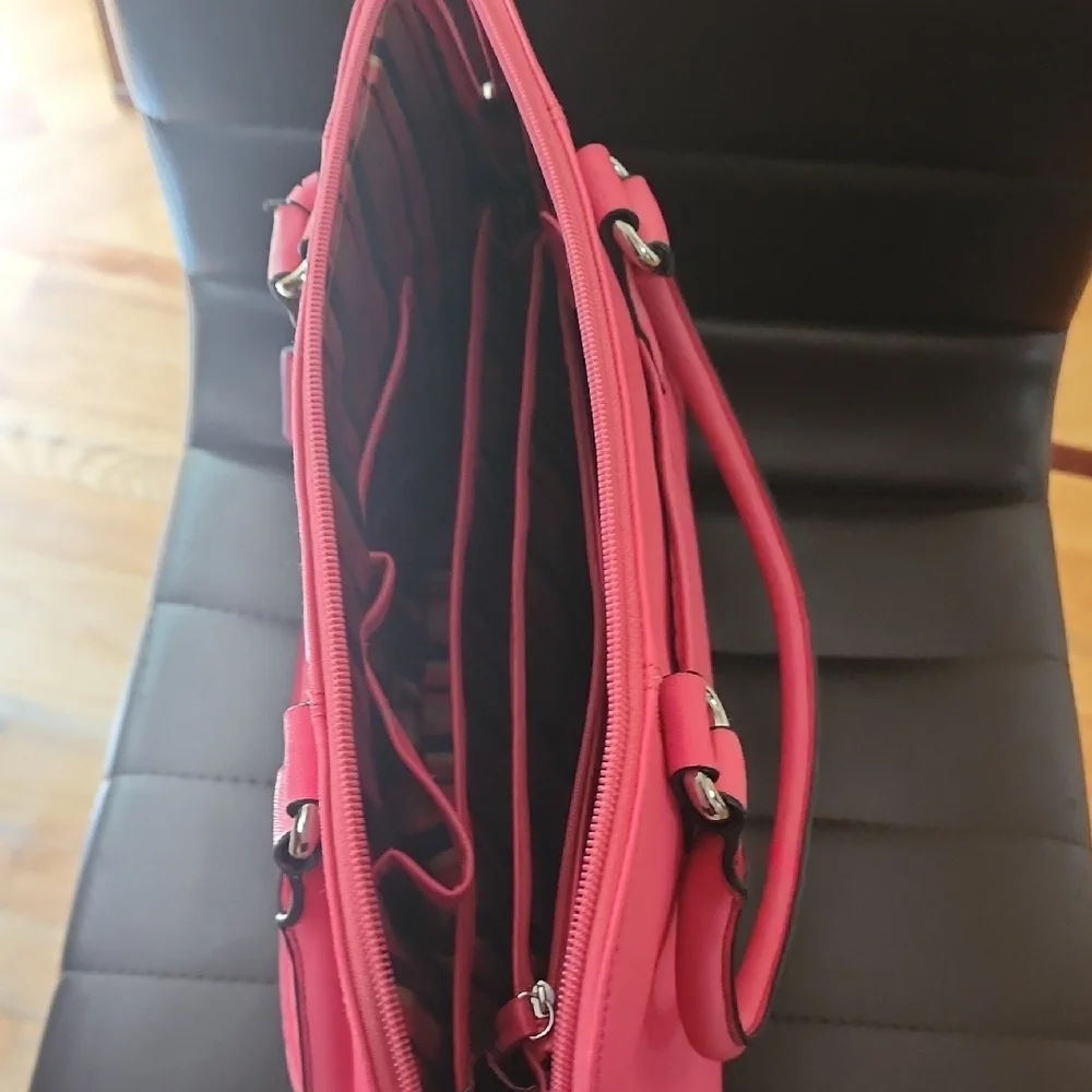 Nine West Fuchsia Satchel Bag - Picture 3 of 4